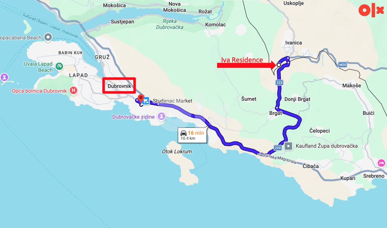 PRODAJA Ivanica pored Dubrovnika 65m2 i 13m2 pogled na more bazen 16