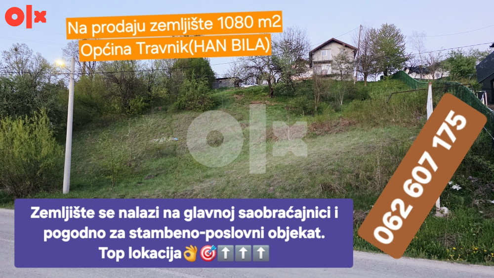 Zemljište Travnik- HAN BILA