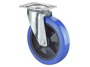 Transportni točkić okretni elastična guma fi 125mm 140kg - 26233