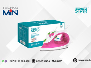 Winning Star pegla na paru ST-6121-PN 2000W, Roza/Bijela