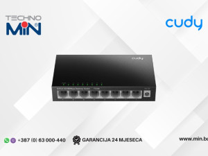 Cudy FS108 8-Portni 10/100 Mbps Metalni Desktop Switch