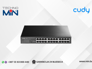 Cudy FS1024 24-Portni 10/100 Mbps Metalni Switch
