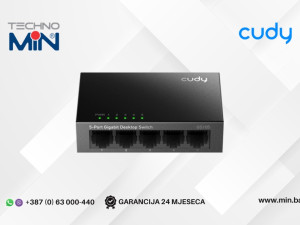 Cudy GS105 5-Portni Gigabitni Desktop Metalni Switch