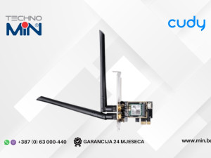 Cudy WE3000 AX3000 Wi-Fi 6 Bluetooth 5.2 PCIe Adapter