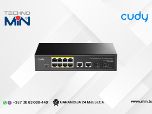 Cudy GS1010PS2 8-Portni Gigabitni PoE+ 120W sa 2x SFP Switch