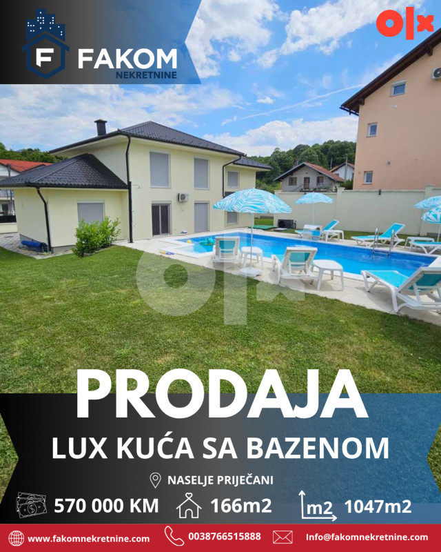 Na prodaju LUX kuća sa bazenom