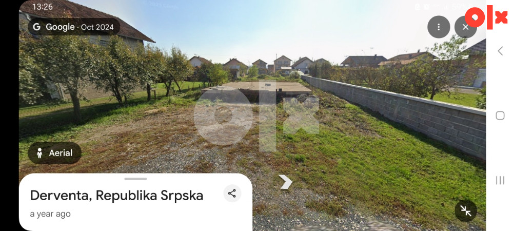 Zemljište Derventa, plac 656m2, 1/1