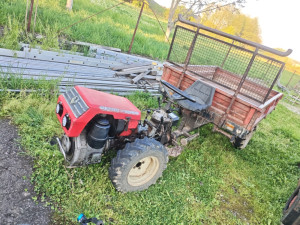 Motokultivator dizel 15ks sa pogonskom prikolicom 4x4 kiper