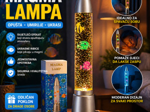 Magma lampa akvarijum ribice 80 cm svjetleca lampa igracka soba