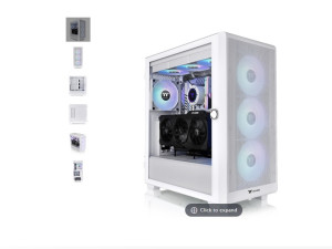 S250 Snow ARGB RX 9060 XT Pure OC 16GB: Ryzen 7600X