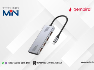 GEMBIRD USB HUB Type-C-Type-C 4-port USB-C 3.2 UHB-CM-U310-C4-01