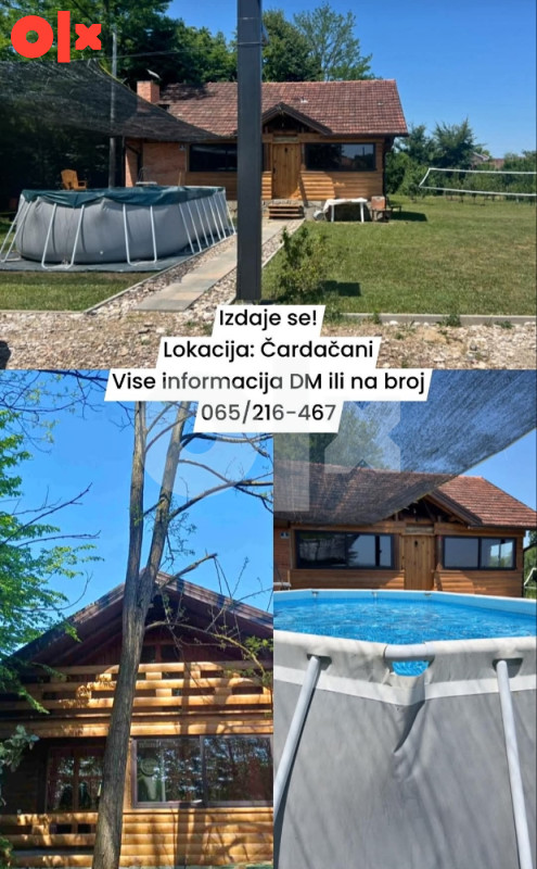 Vikendica Laktaši iznajmljivanje