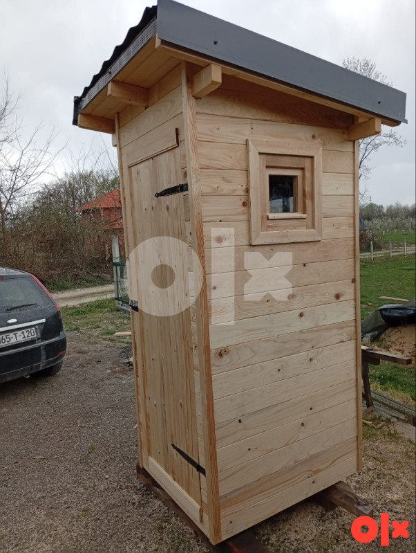 Drveni WC Pokretni toalet Kabina WC