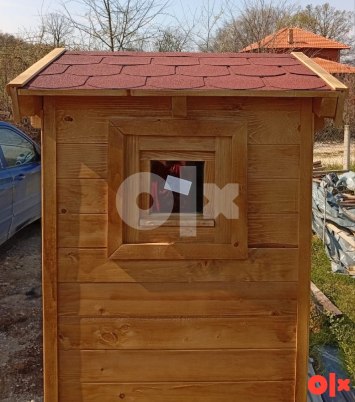WC drveni Pokretni WC Toalet Kabina
