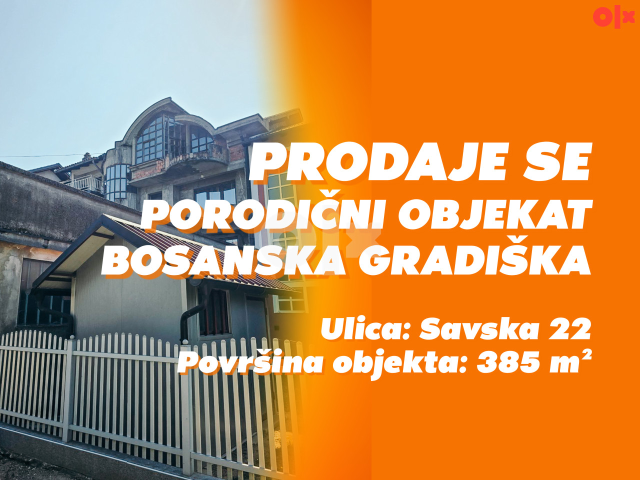 Kuća (stambeno poslovni objekat) Gradiška 385m2