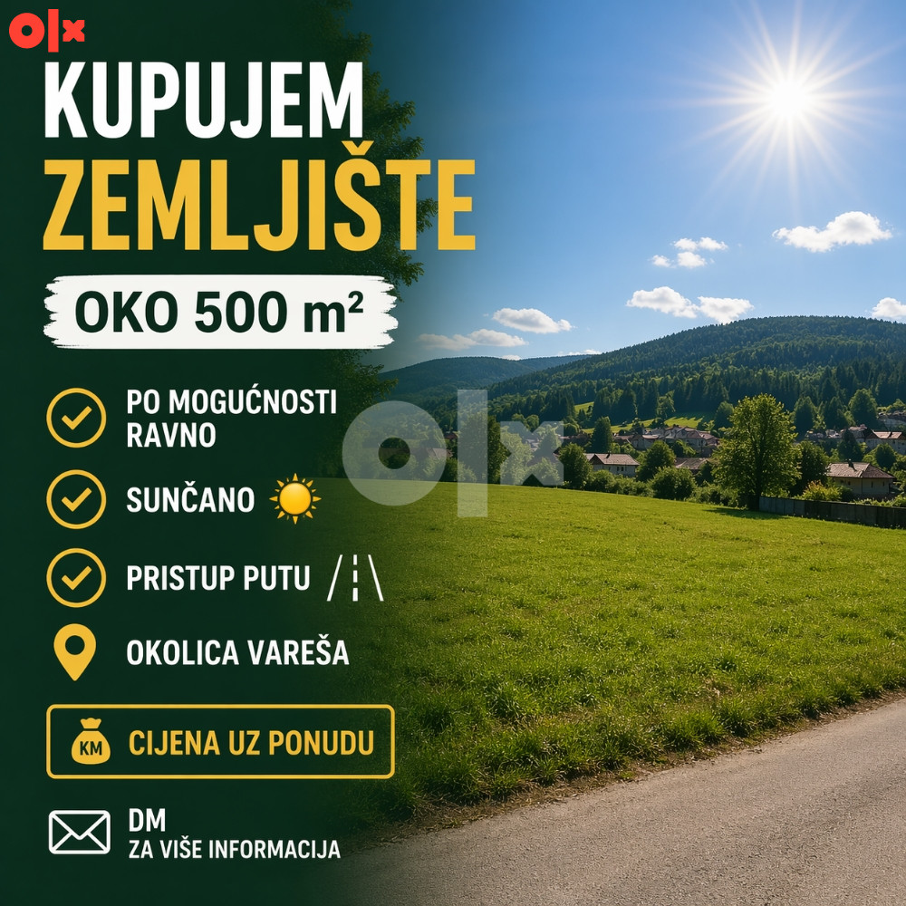 Potrazujem zemljište okolica Varesa