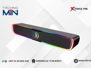 X-trike me SK-600 RGB Gaming zvučnik Soundbar 2x3W, USB, 3.5mm