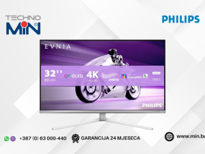 Gaming monitor Philips Evnia 31.5" QD-OLED 4K, 240Hz, AI-enhanced