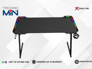 X-trike me DK-05 RGB Gaming sto 110x60cm Crni