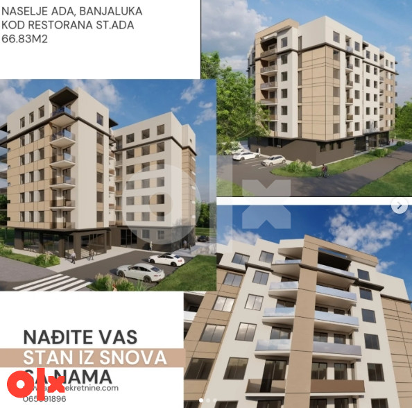 Stan Banja Luka 66.83m2