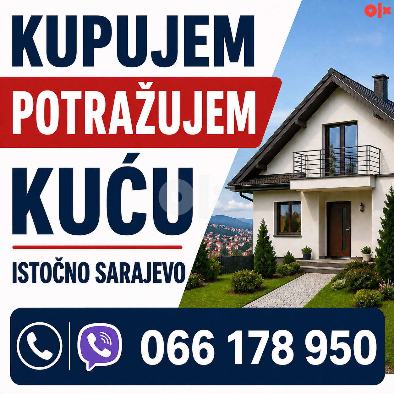 Kuća Istočno Sarajevo-KUPUJEM