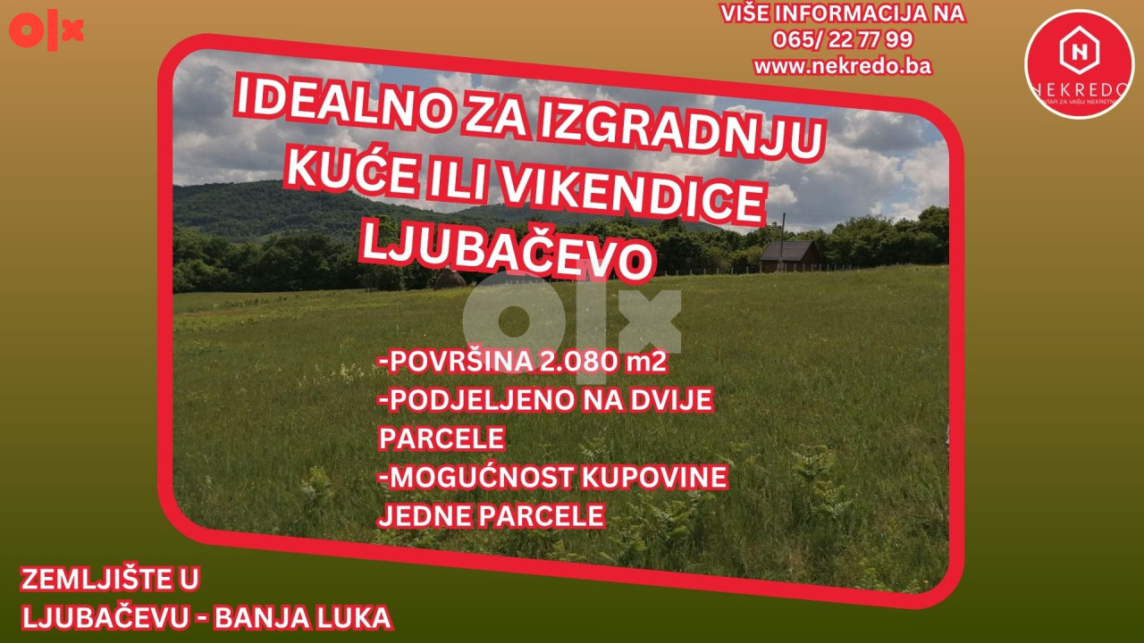 Zemljište Banja Luka LJUBAČEVO