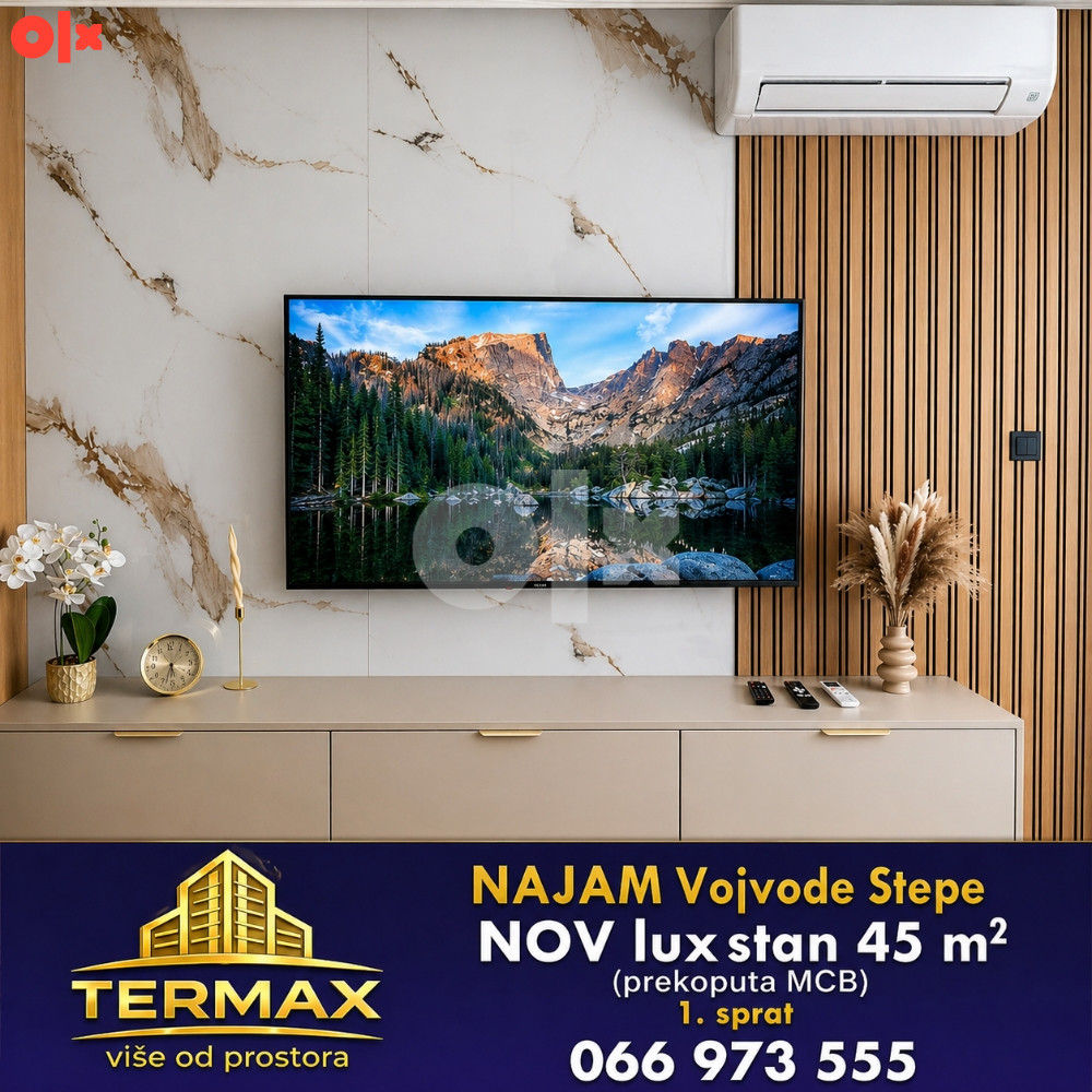 NAJAM Vojvode Stepe - NOV LUX stan 45 m2