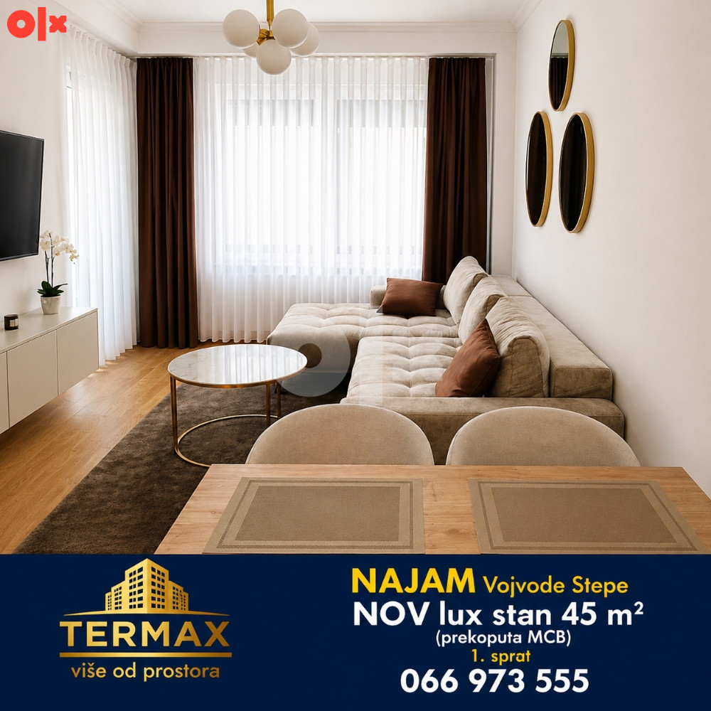 NAJAM Vojvode Stepe - NOV LUX stan 45 m² - Widok 4