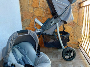 DJECIJA KOLICA Bebe  HAUCK SHOPPER 2u1 sa AUTOSJEDALICOM Kao nova