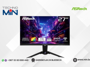 Gaming monitor ASRock PG27FFX2A 27" IPS FHD, 520Hz, 1ms, Wi-Fi