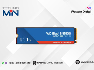 WD Blue SN5100 1TB SSD NVMe M.2 2280 PCIe 4.0 7100/6700MB/s