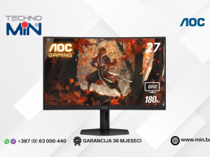Gaming monitor AOC CQ27G4X 27" VA Curved QHD, 180Hz, 1ms