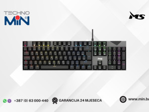MS ELITE K-700C Mehanička RGB Gaming tastatura Outemu Red Switch