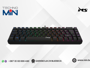 MS ELITE K-500C RGB Gaming membranska tastatura MSP10037, Black