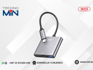 XO HUB011 3u1 Type-C Docking Station HDMI 4K, USB 3.0, PD 100W