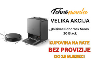 Usisivac Roborock Saros 20 Black