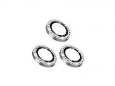 DIAMOND ZAŠTITA ZA KAMERU ZA IPHONE 16 PRO - SILVER