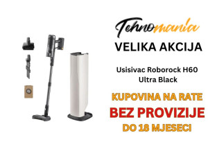 Usisivac Roborock H60 Hub Ultra Black