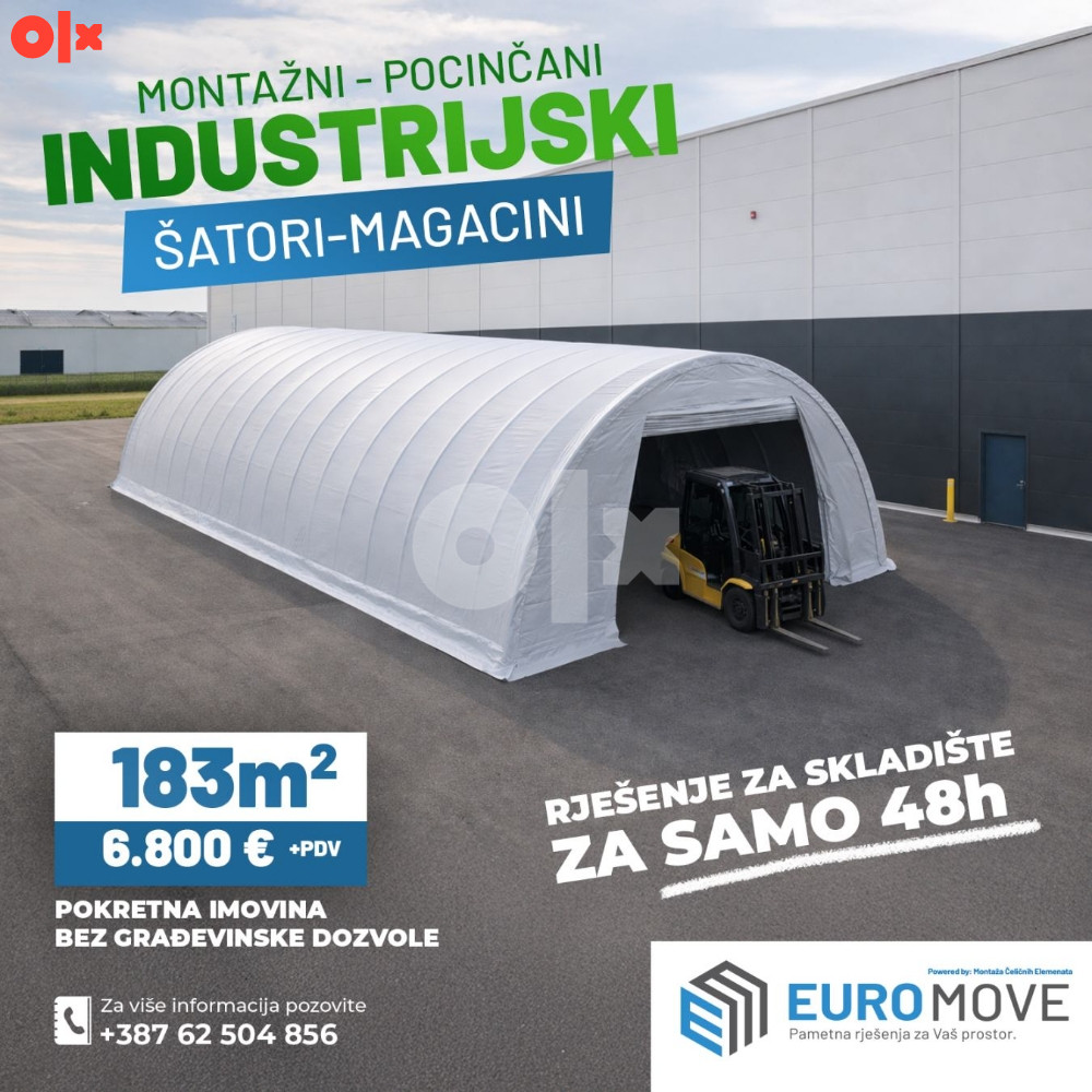 Montažno skladište 183m2