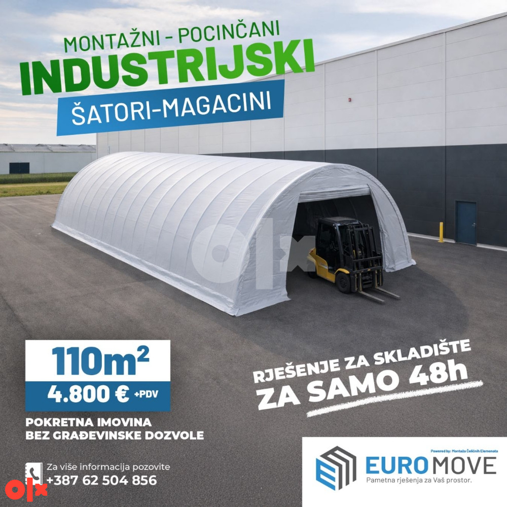 Montažno skladište 110m2