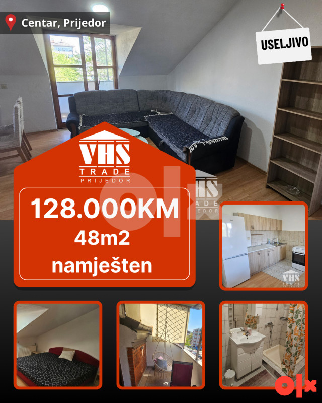 Stan Prijedor 48m2