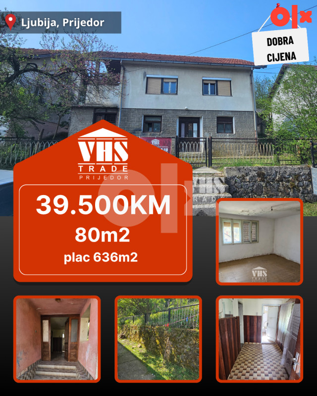 Kuća Prijedor 80m2