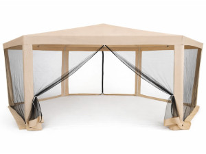 PAVILJON TENDA SATOR SA STRANICAMA ZA VRT 200X200X200CM BEŽ