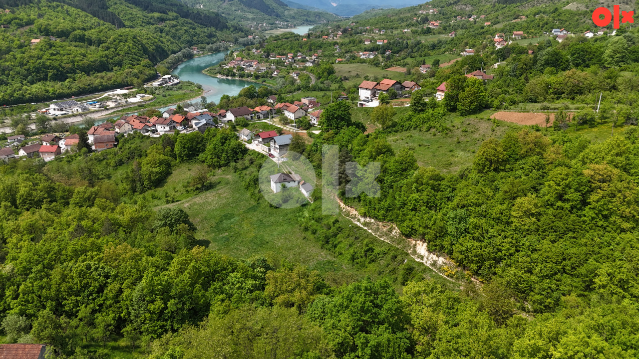 Konjic 11.454m2 19 parcela legalna kuća + struja