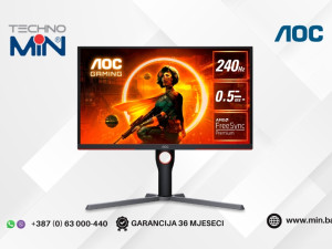 Gaming monitor AOC 25G3ZM/BK 24.5" VA FHD, 240Hz, 0.5ms