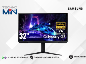 Monitor Samsung G3 Odyssey LS32DG302EUXEN 32" VA FHD, 180Hz, 1ms