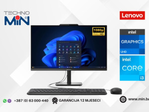 Lenovo V100 AIO 23.8" FHD IPS, Core i3-N305, 16GB RAM, 512GB SSD