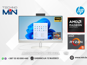 HP AiO 24-cr0047ny 23.8" FHD Ryzen 5 7520U, 16GB RAM, 512GB SSD