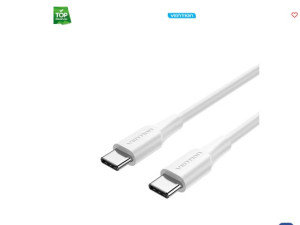 Kabal USB-C 60W VENTION 0.5m bijeli 045470