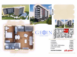 2.0 stan Starčevica, stanovi od 46m2 do 61m2 photo 2